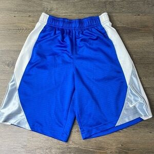Nike Men’s Blue White Athletic Basketball Shorts, size small
